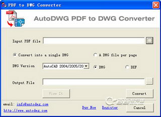 PDFתdwg(AutoDWG PDF to DWG Converter)