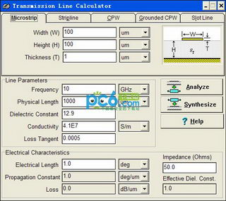 PCB߿(transmission line calculator)