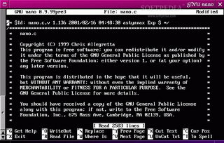 GNU nano