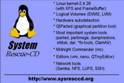 SystemRescueCdForLinuxLinux