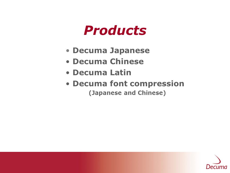 Decuma Simplified Chinese