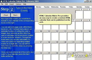 HTMLCalendarMakerPro°