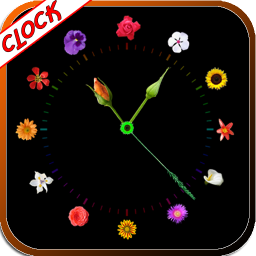 MerryFlowerClockscreensaverѰ