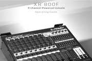 XR 800F 9 Channel Powered Mixer˵