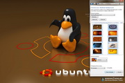 Ubuntu Linux Windows 7 Theme